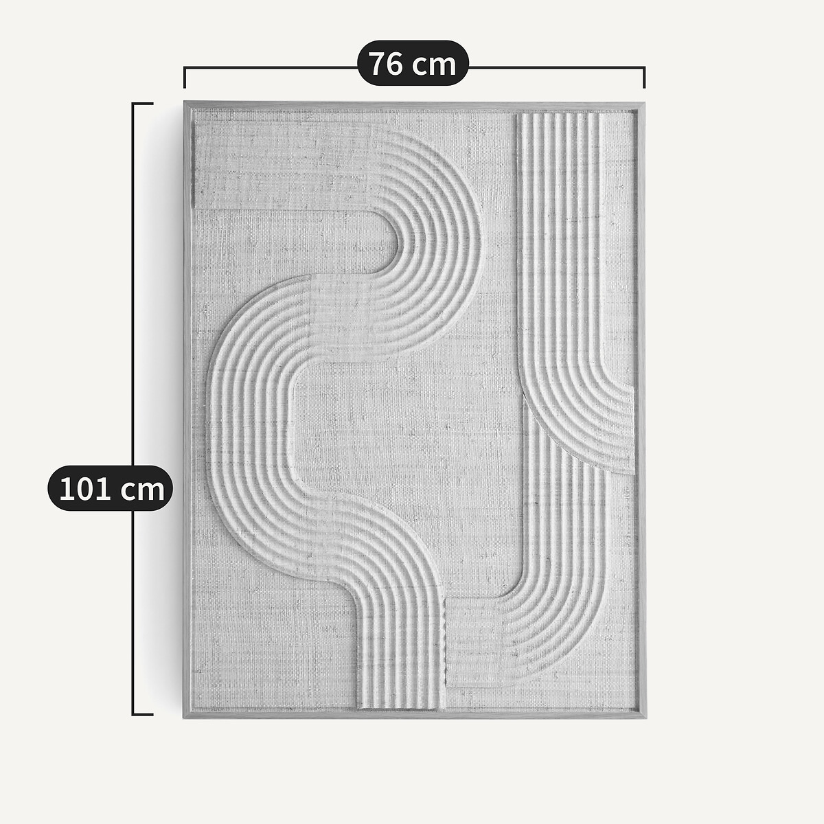 Telaga Woven Palm Leaf Wall Art terracotta, AM.PM