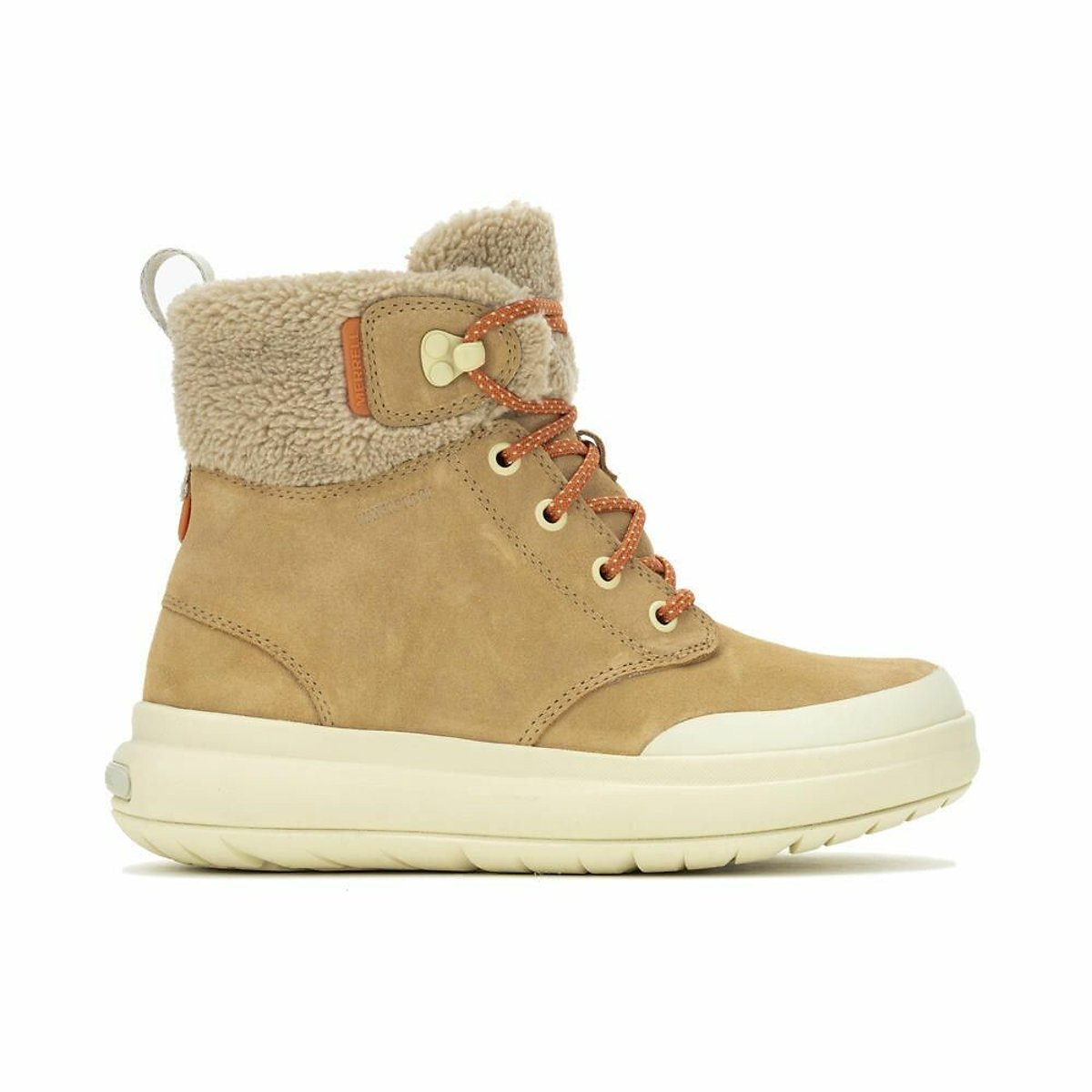 Baskets cuir MARQUETTE THERMO LACE tan, MERRELL