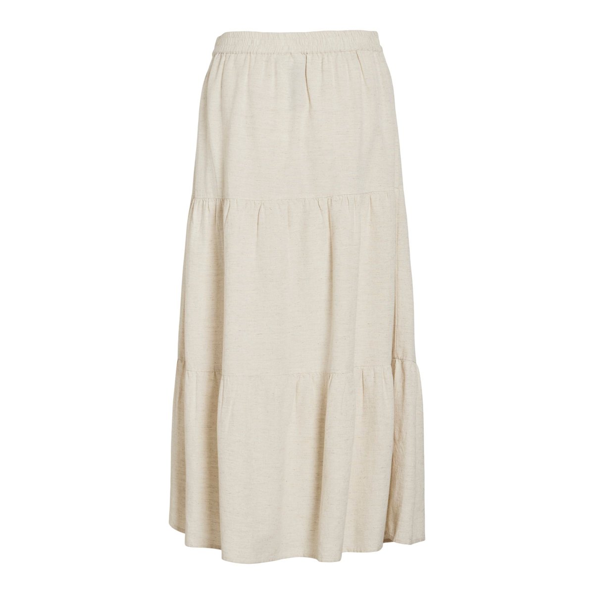 Jupe Longue super light natural melan, VILA