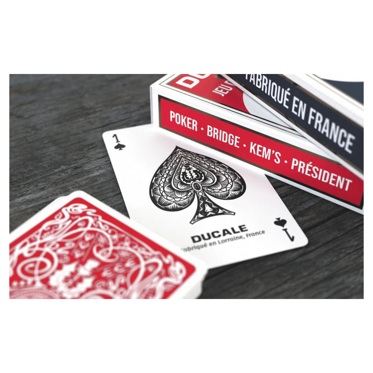 Ducale origine 54 cartes ec couleur unique, CARTAMUNDI