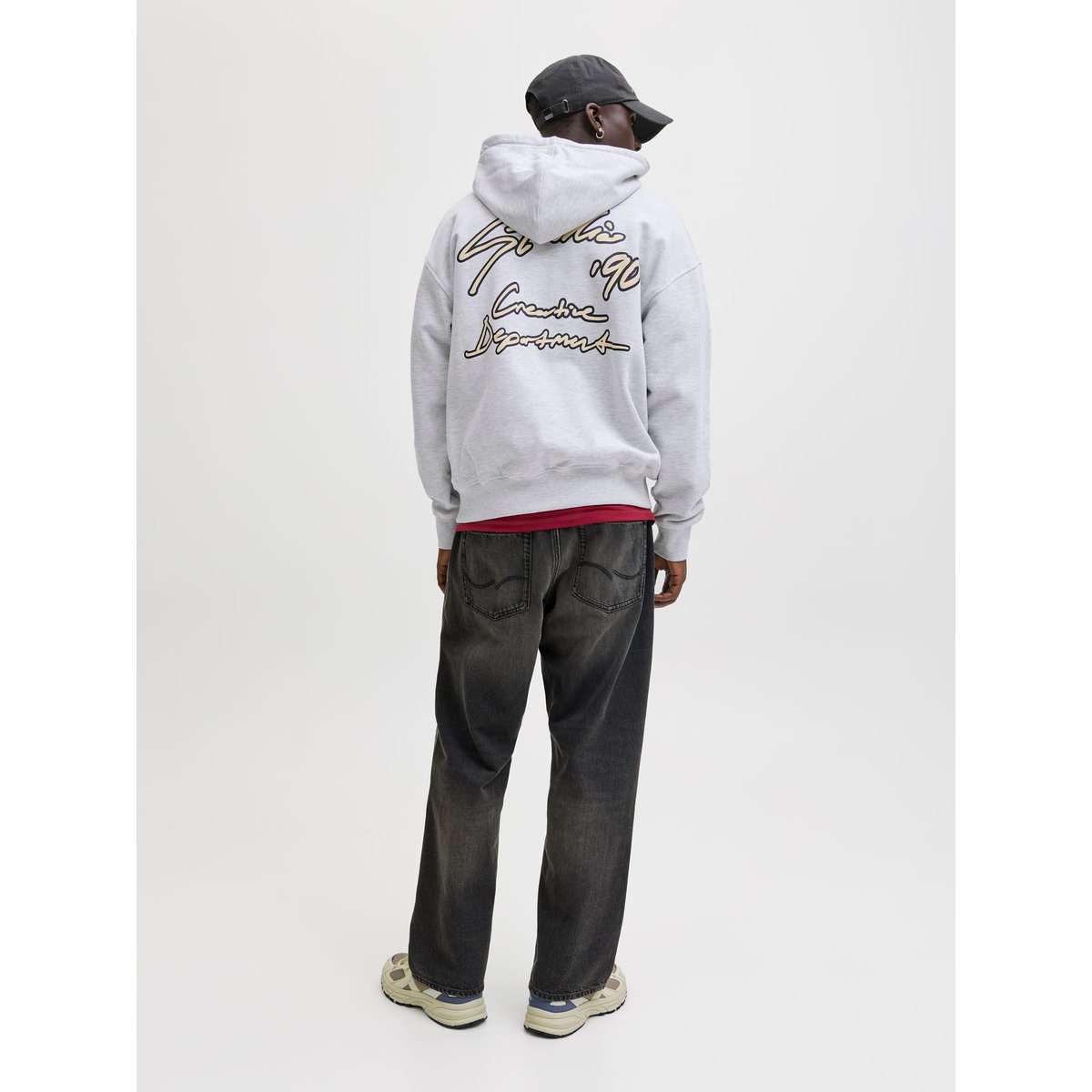 Sweat À Capuche bright white 1, JACK & JONES