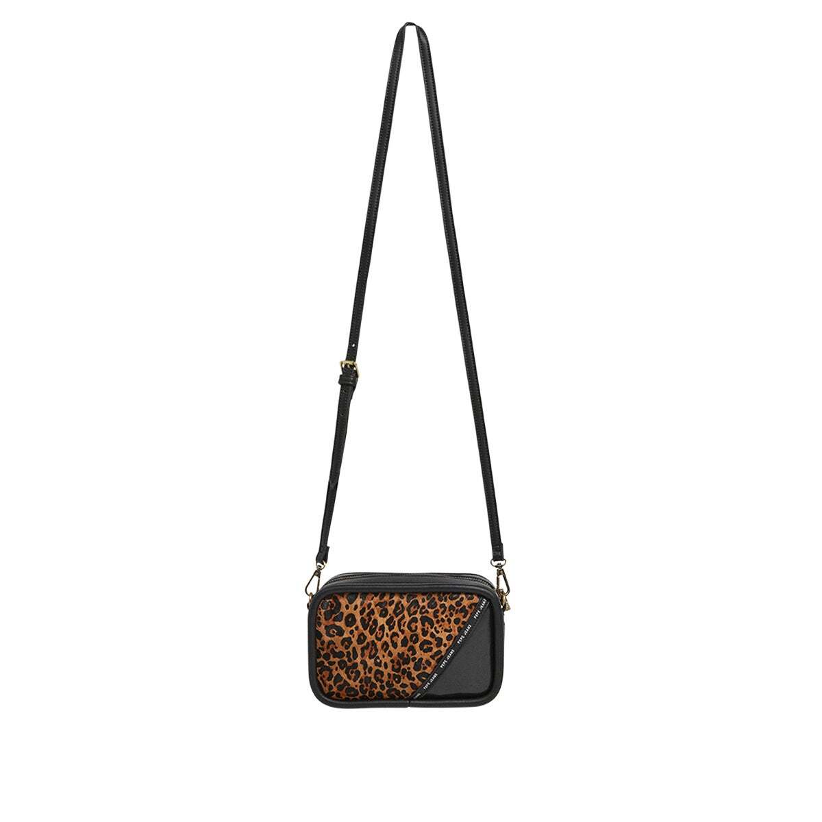 Sac Effet Cuir Imprimé Animal noir, PEPE JEANS