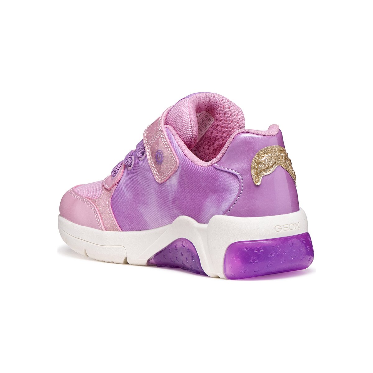 Baskets Disney  J FADINLIGHT rose/lilas foncé, GEOX