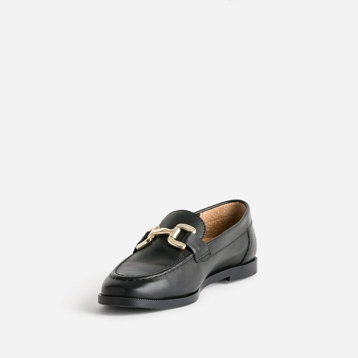 Mocassin en cuir JAHYA noir, ERAM