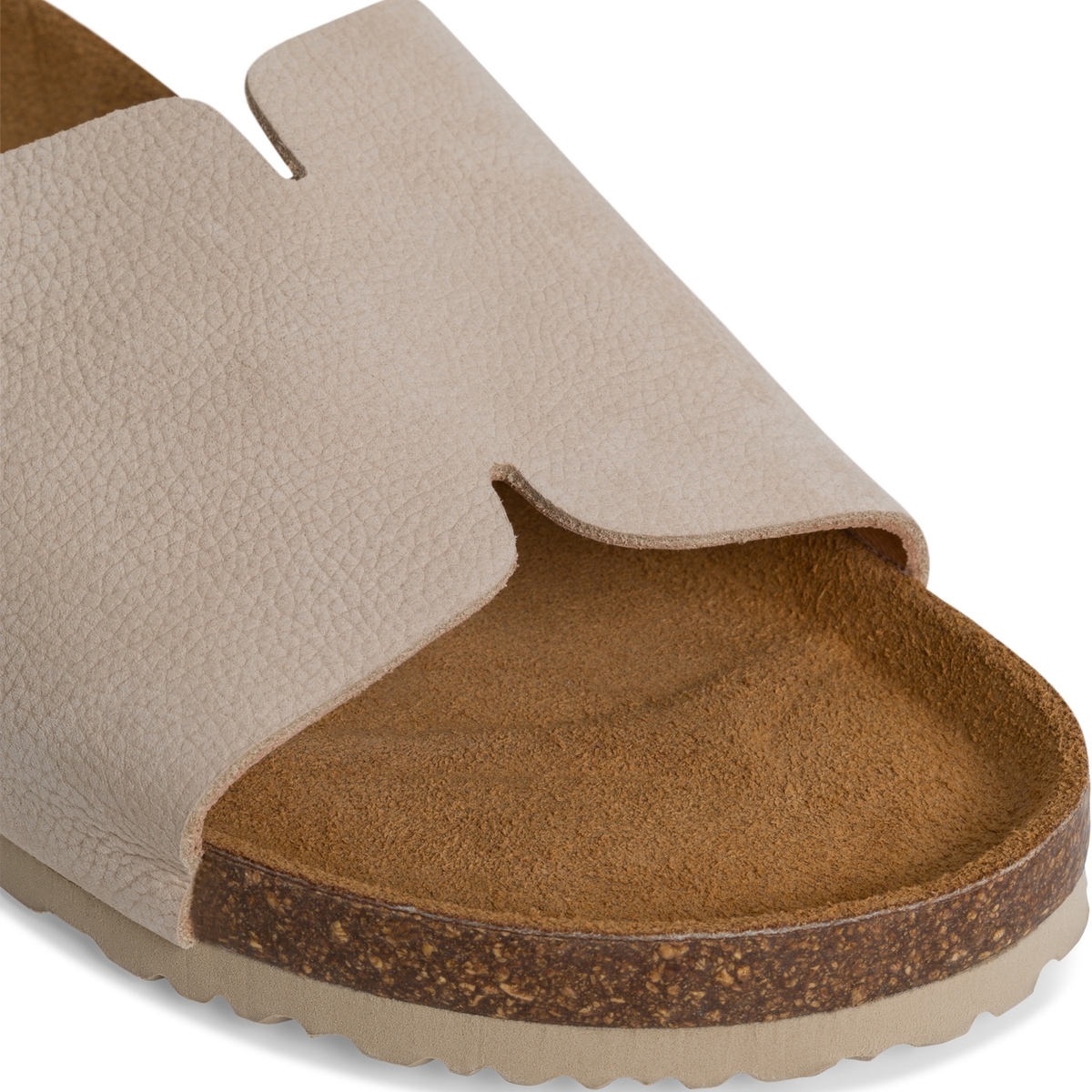 Mule en cuir marron antilope, TAMARIS