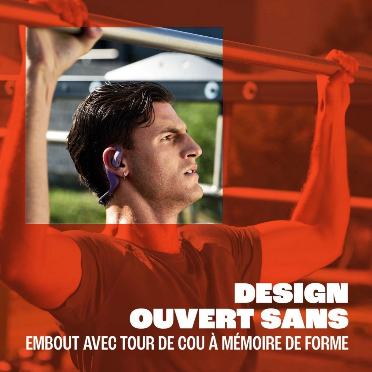 Ecouteurs sport Endurance Pace Noir couleur unique, JBL
