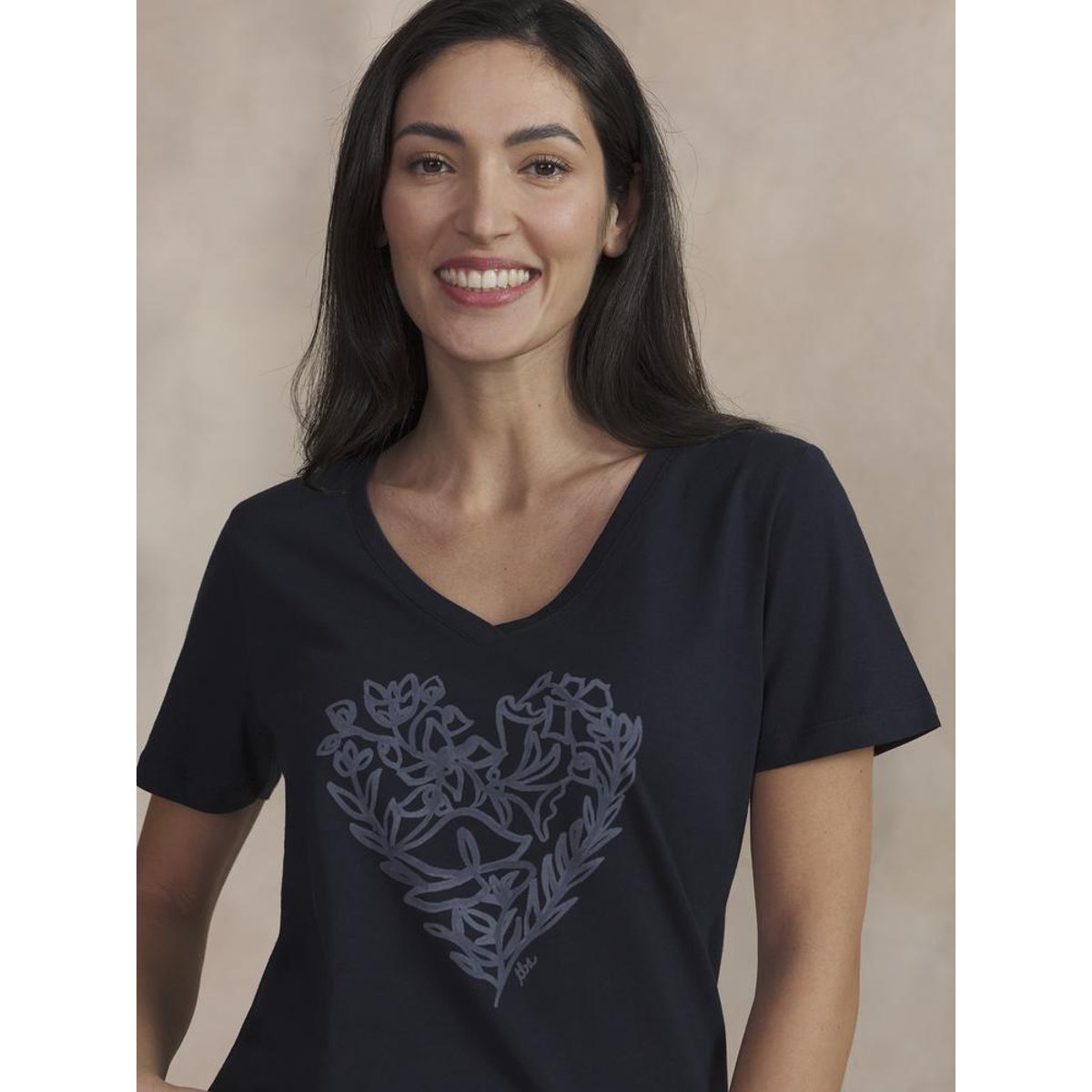 T-shirt manches courtes ISANATEE marine, TBS