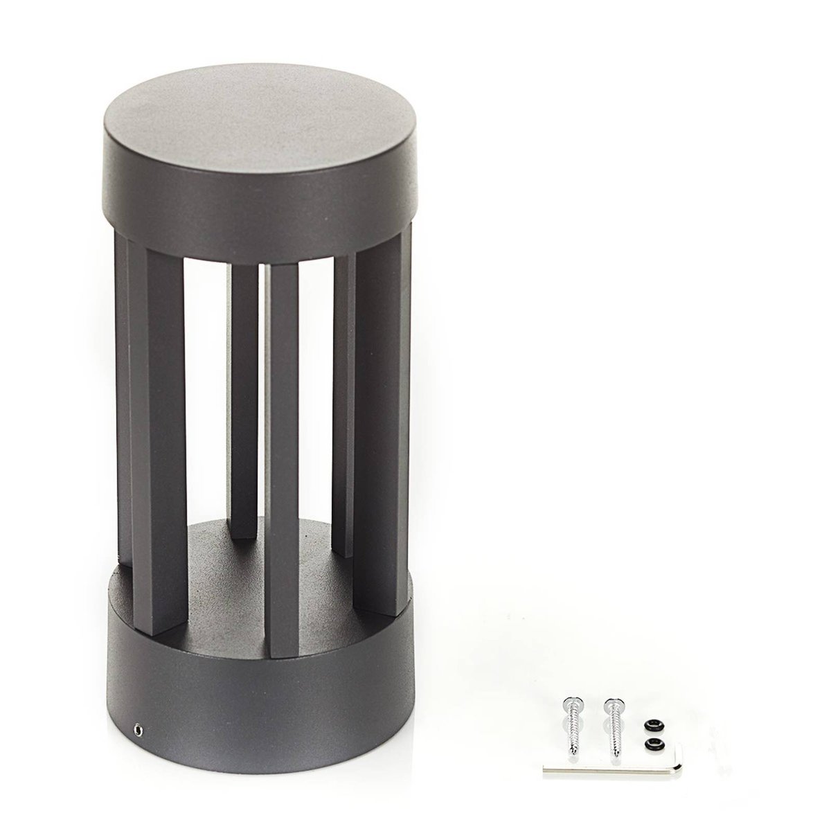 Luminaire extérieur en aluminium moderneLED anthracite, LINDBY