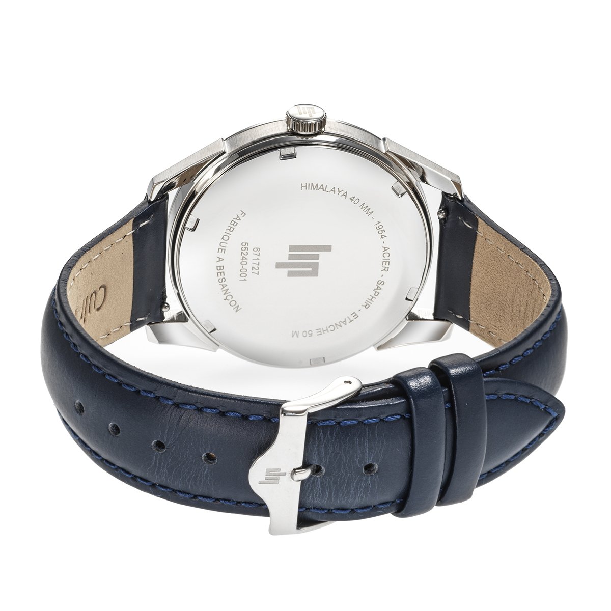 Montre Analogique HIMALAYA argenté argenté bleu foncé, LIP