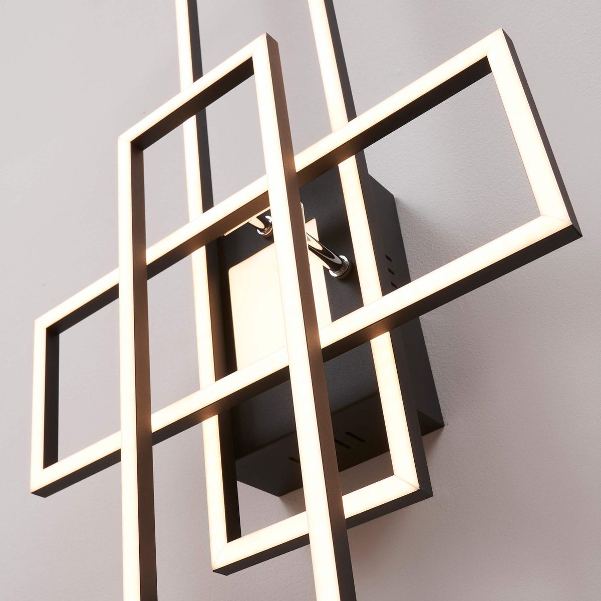 Plafonnier ou Applique LED noire - ELI noir, KOSILUM