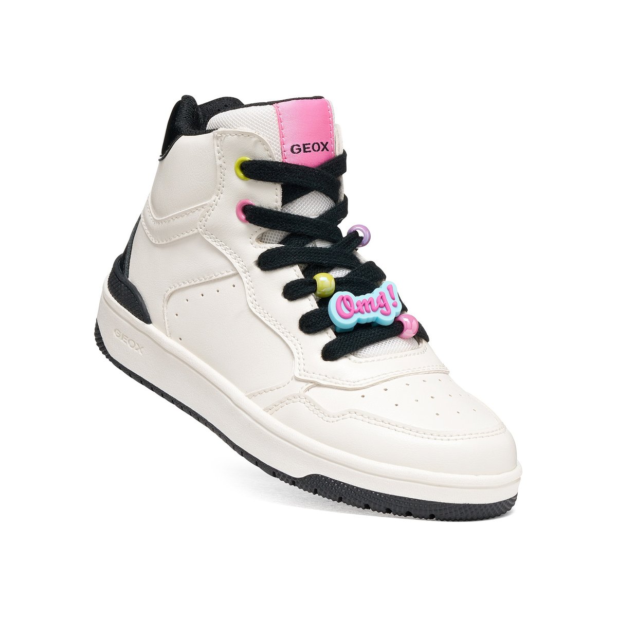 Baskets  J WASHIBA blanc/noir, GEOX