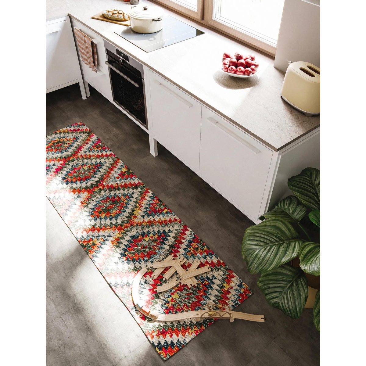 Tapis de couloir CASA multicouleur, BENUTA 