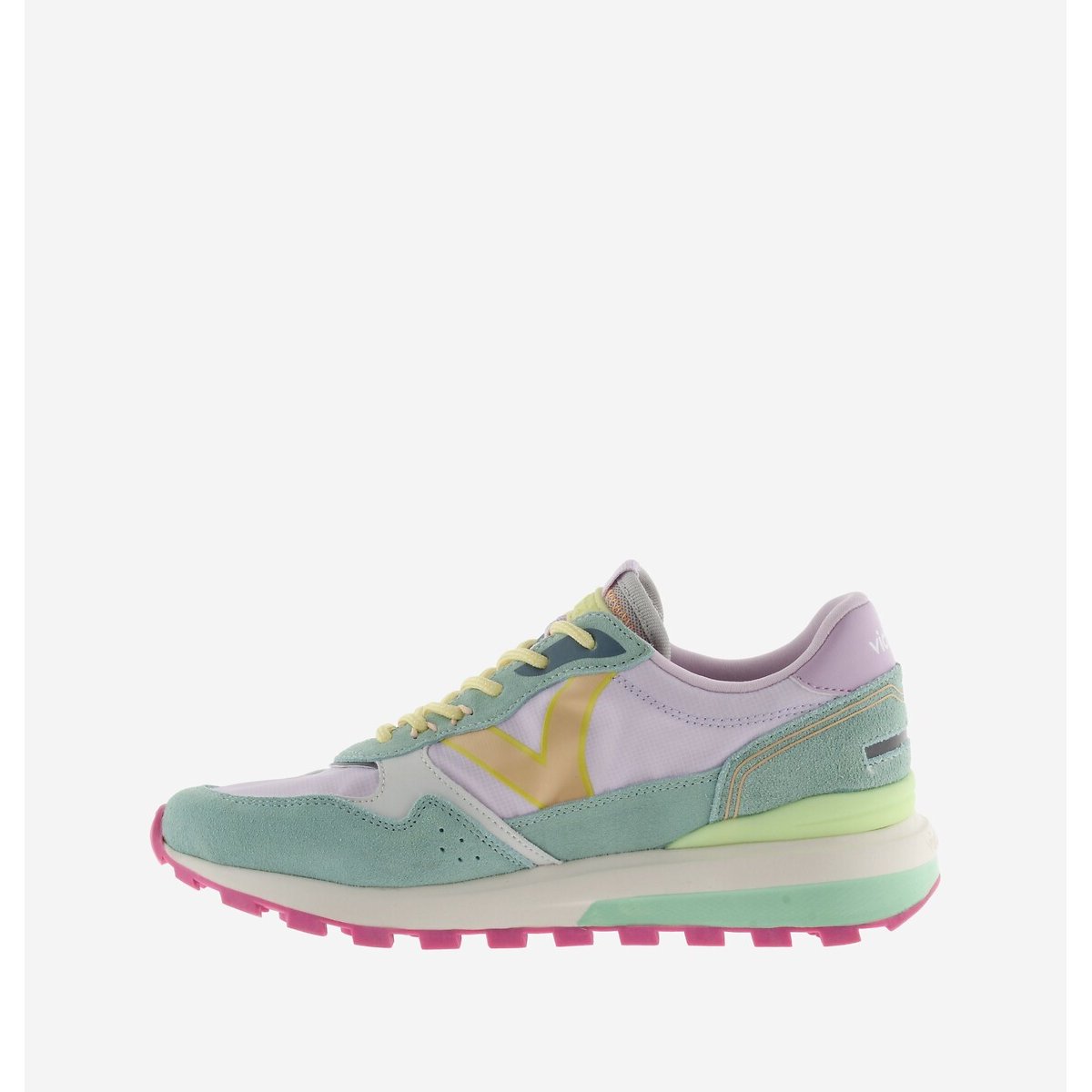 NYLON LUNA sneakers groen/violet, VICTORIA