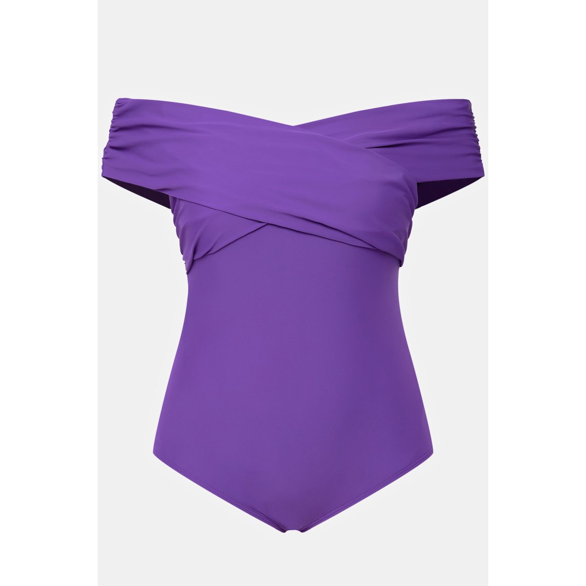 Maillot de bain à bonnets souples. Décolleté violet, ULLA POPKEN
