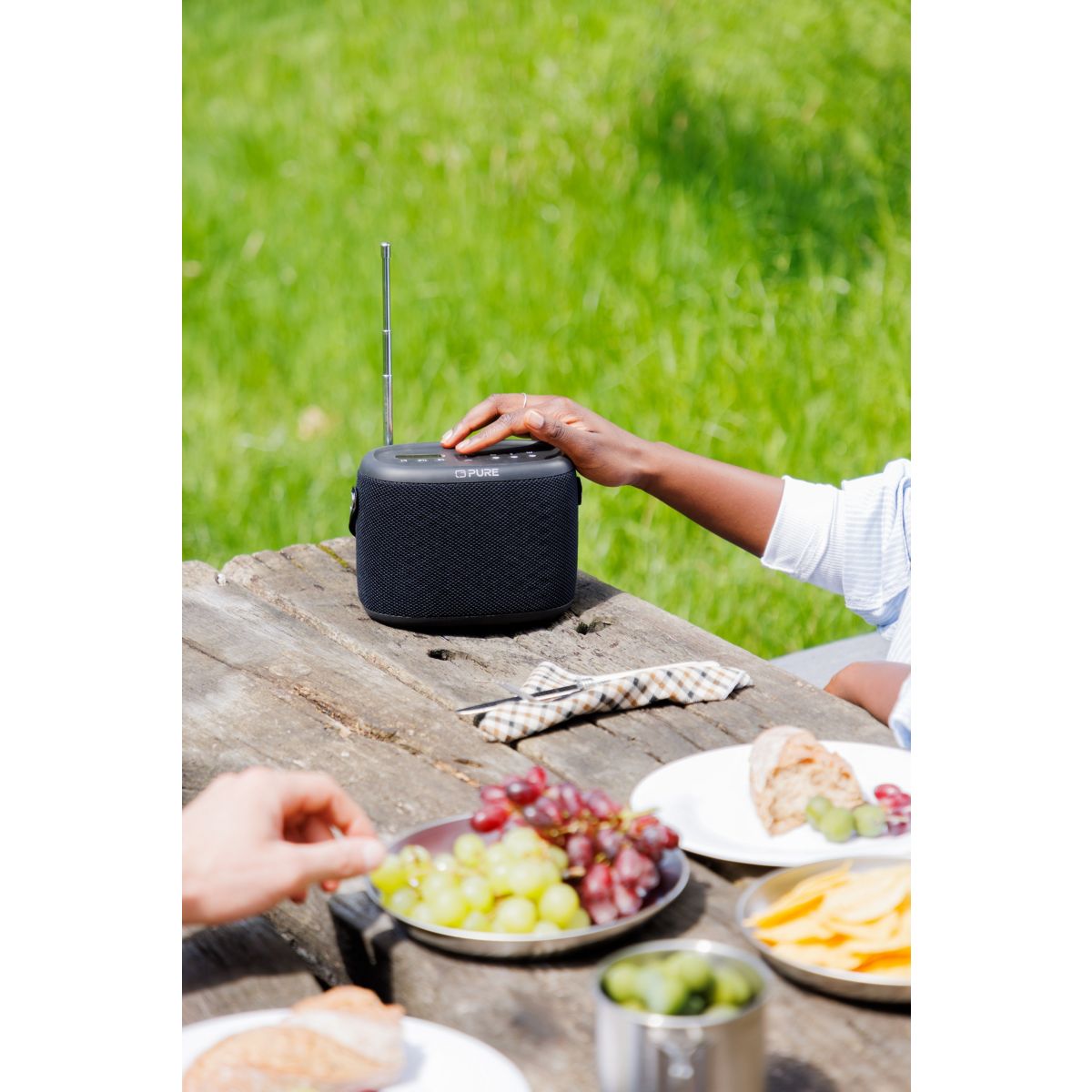 Radio DAB Woodland Black couleur unique, PURE