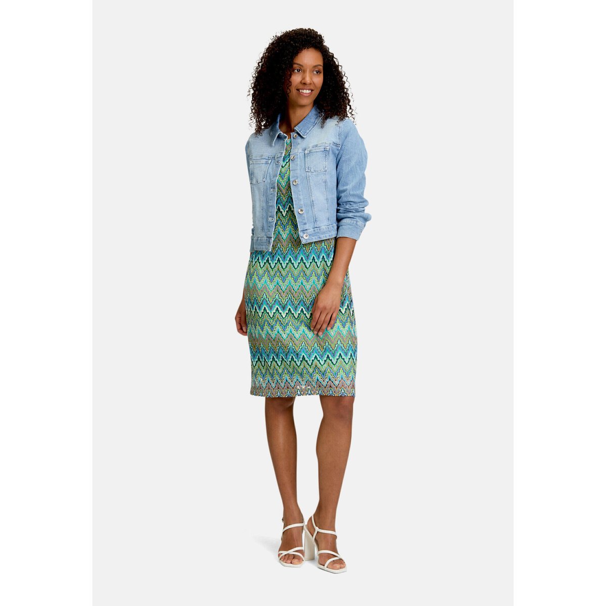 Veste en jean à manches longues light blue denim, BETTY BARCLAY