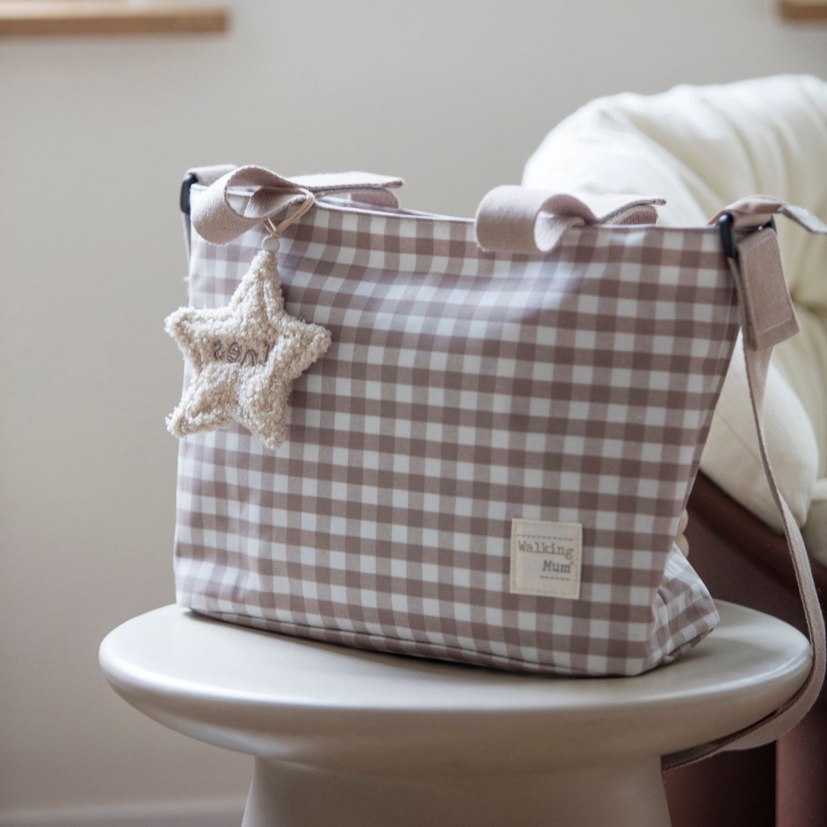 Sac à poussette Crossbody Caetana Sand beige, WALKING MUM