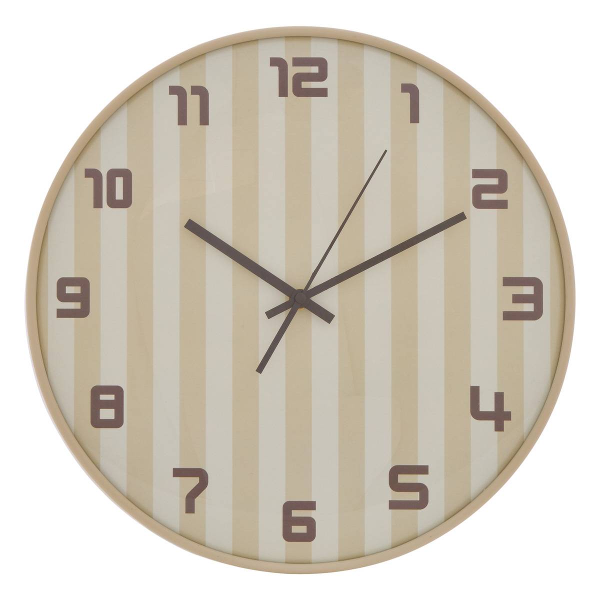 Horloge Larry D.36cm beige modèle b, ATMOSPHERA