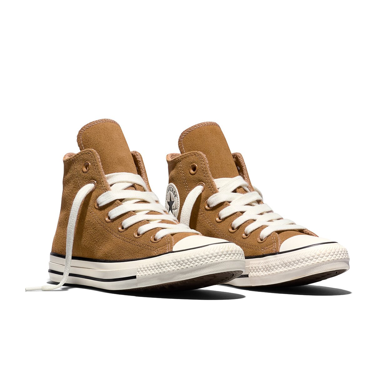 Baskets CHUCK TAYLOR ALL STAR HI SHERPA LACE noisette, CONVERSE