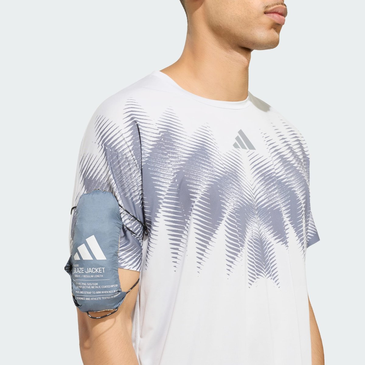 Veste Adizero Running Blaze Veste Adizero Running Blaze grey, adidas Performance