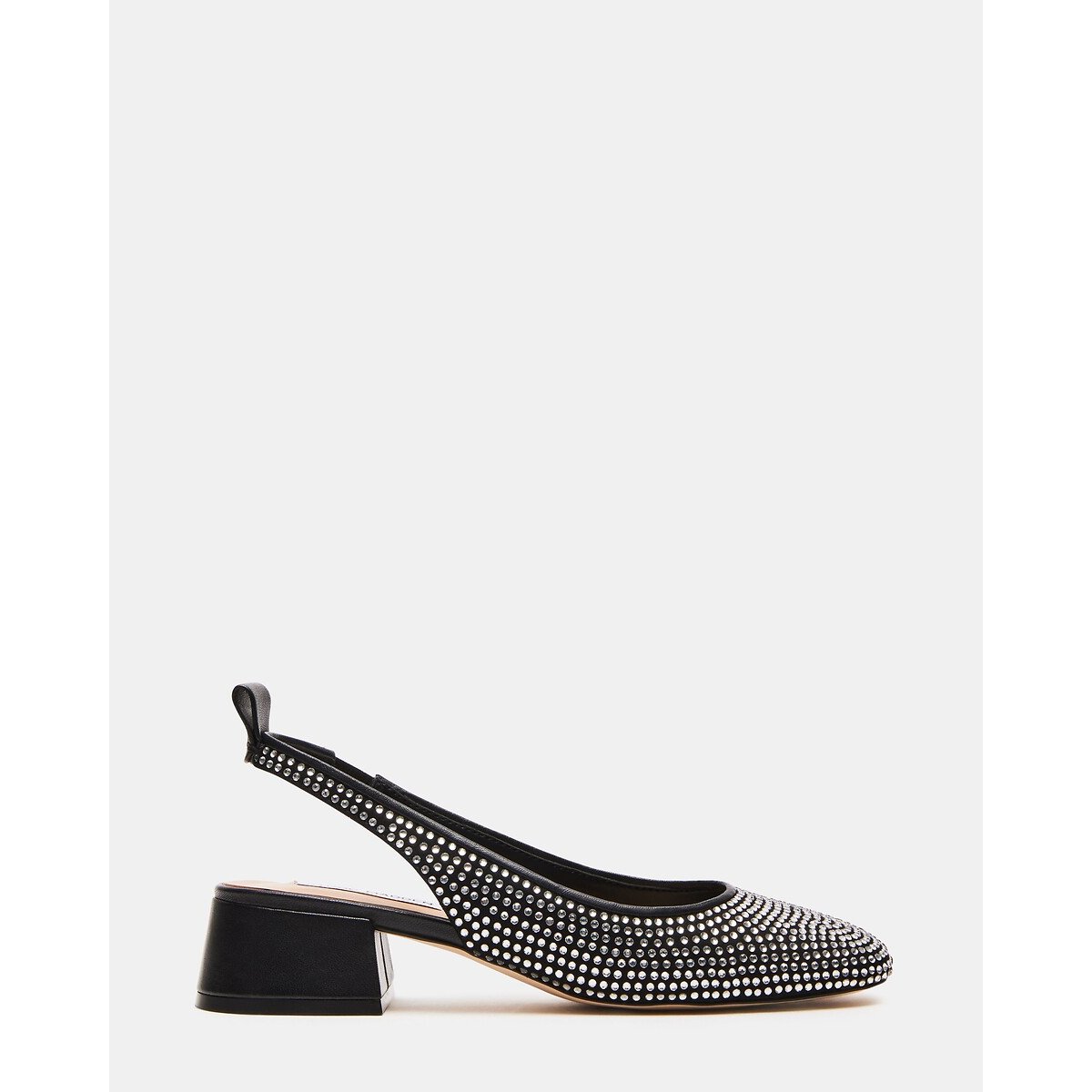 Leather Block Heels black/silver-coloured, STEVE MADDEN