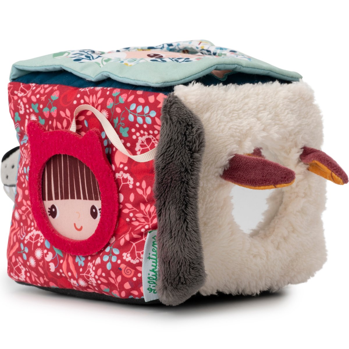 Cube d'activités Louis le Loup multicolore, LILLIPUTIENS