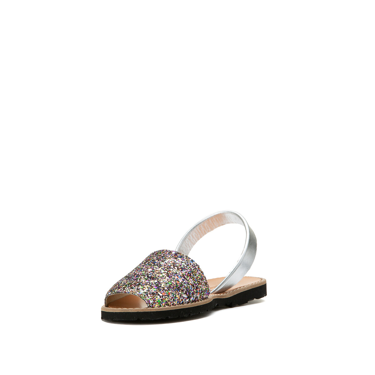 Sandales pailletées plates AVARCA PAILLETTES multicolore, MINORQUINES