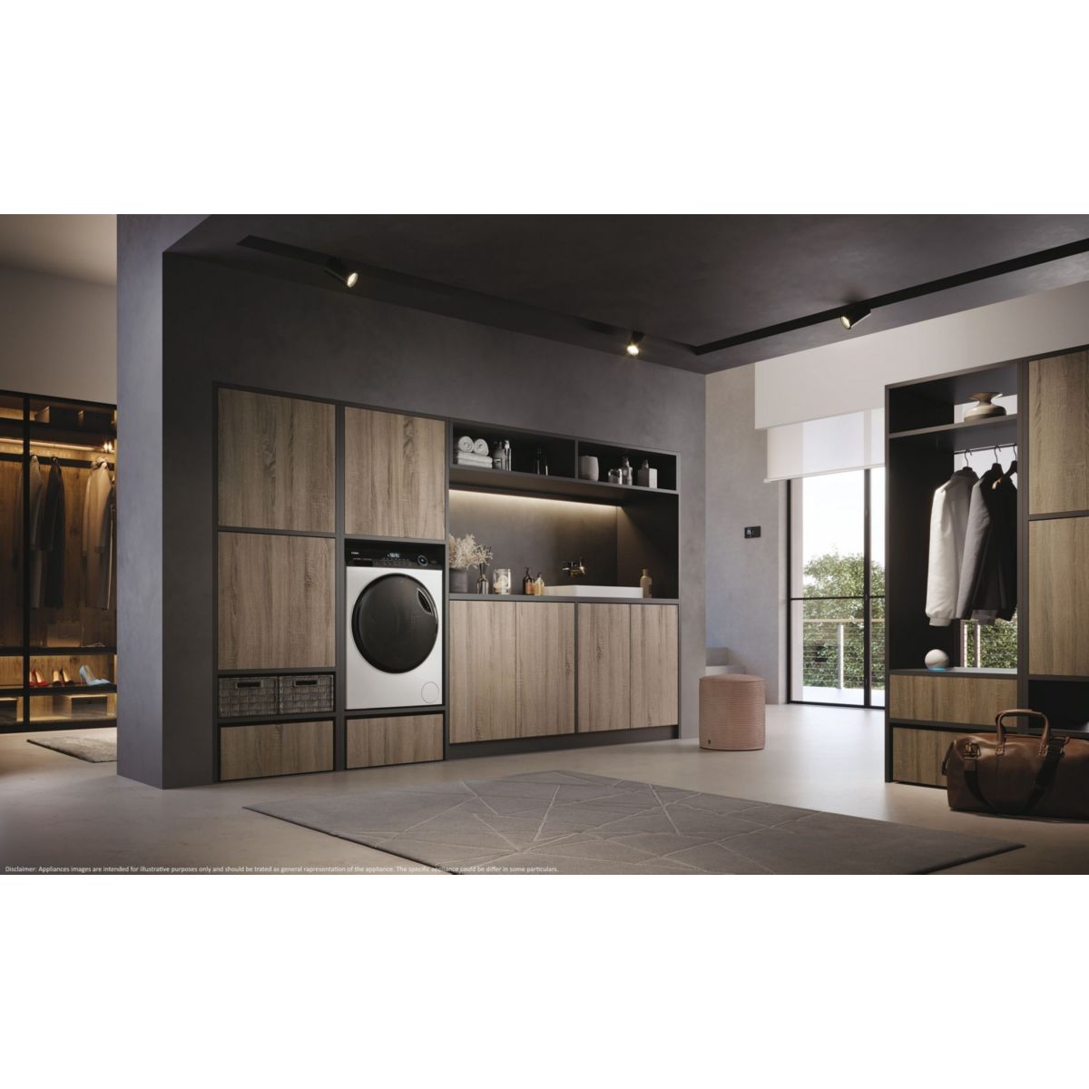 Lave linge compact HW100-B14959U1FR blanc, HAIER