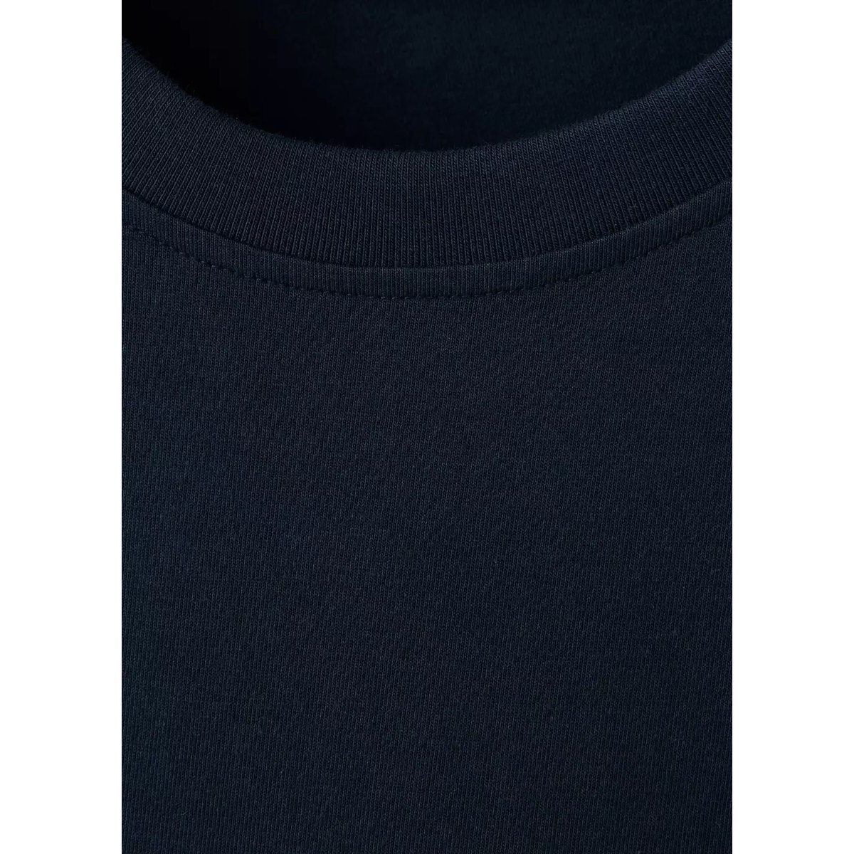 T-shirt 100 % coton imprimé bleu marine, MANGO TEEN