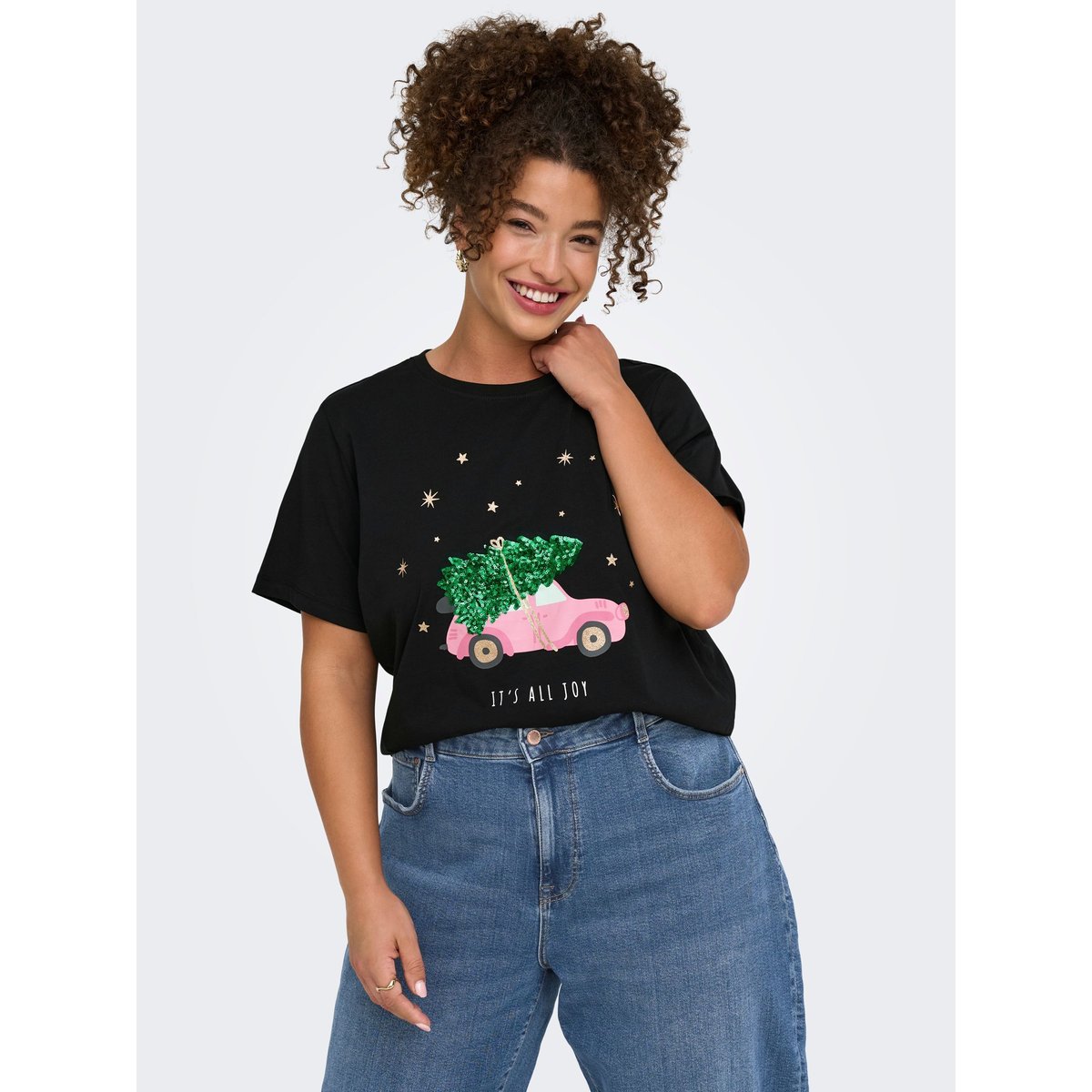 T-Shirt noire - black, ONLY CARMAKOMA
