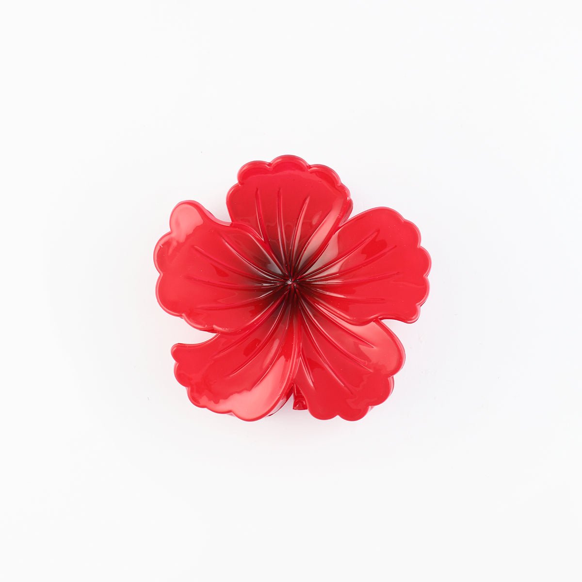 Pince à cheveux fleur d'hibiscus rouge, BALABOOSTE