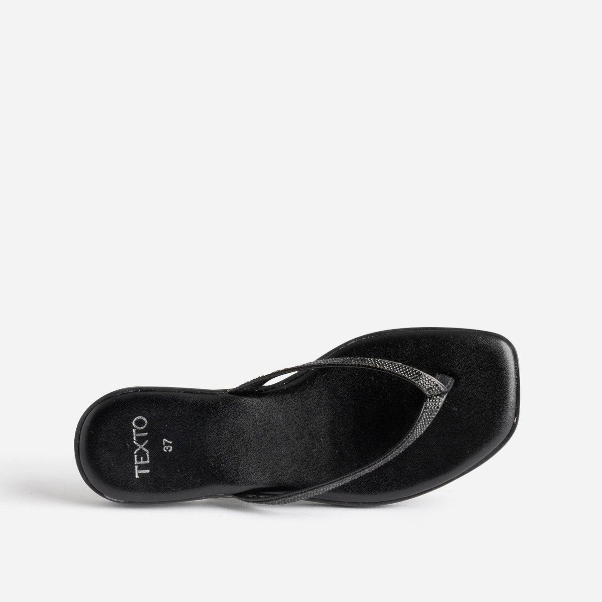 Mule MADHIA noir, TEXTO