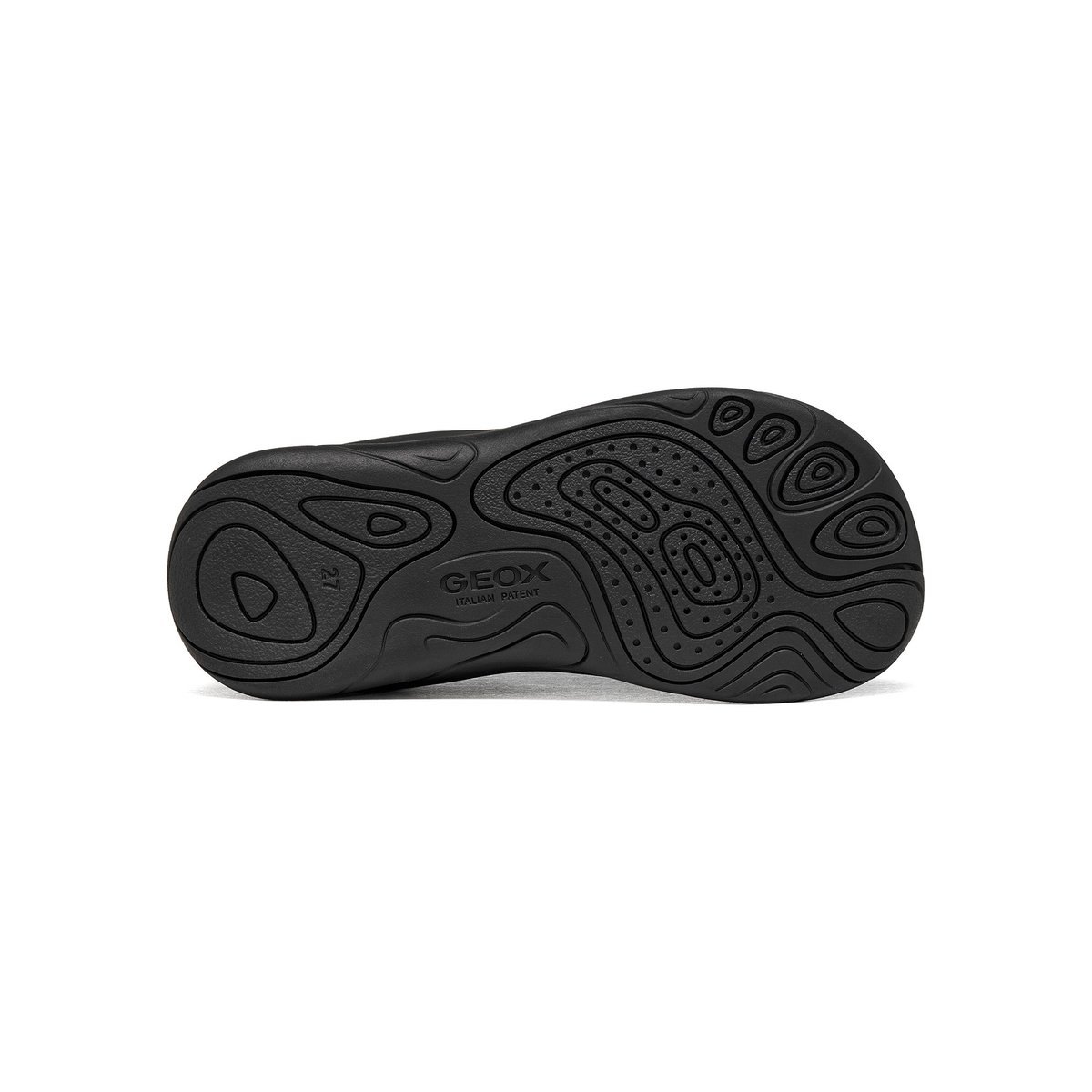 Baskets J FOOT-RUN noir, GEOX