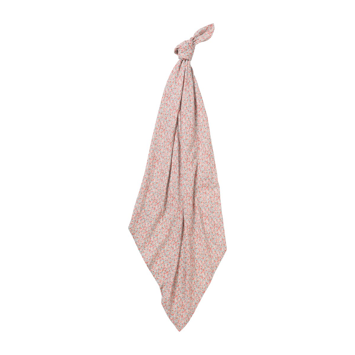 Lot de 2 langes d'emmaillotage rose/fleurs, VERTBAUDET