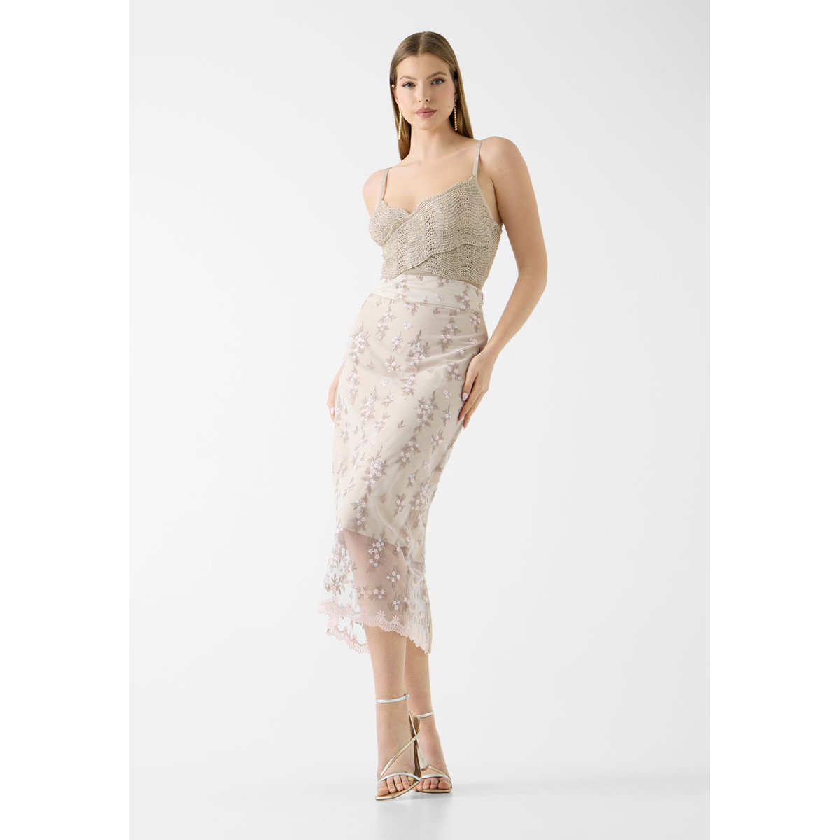 Haut En Maille beige, GUESS
