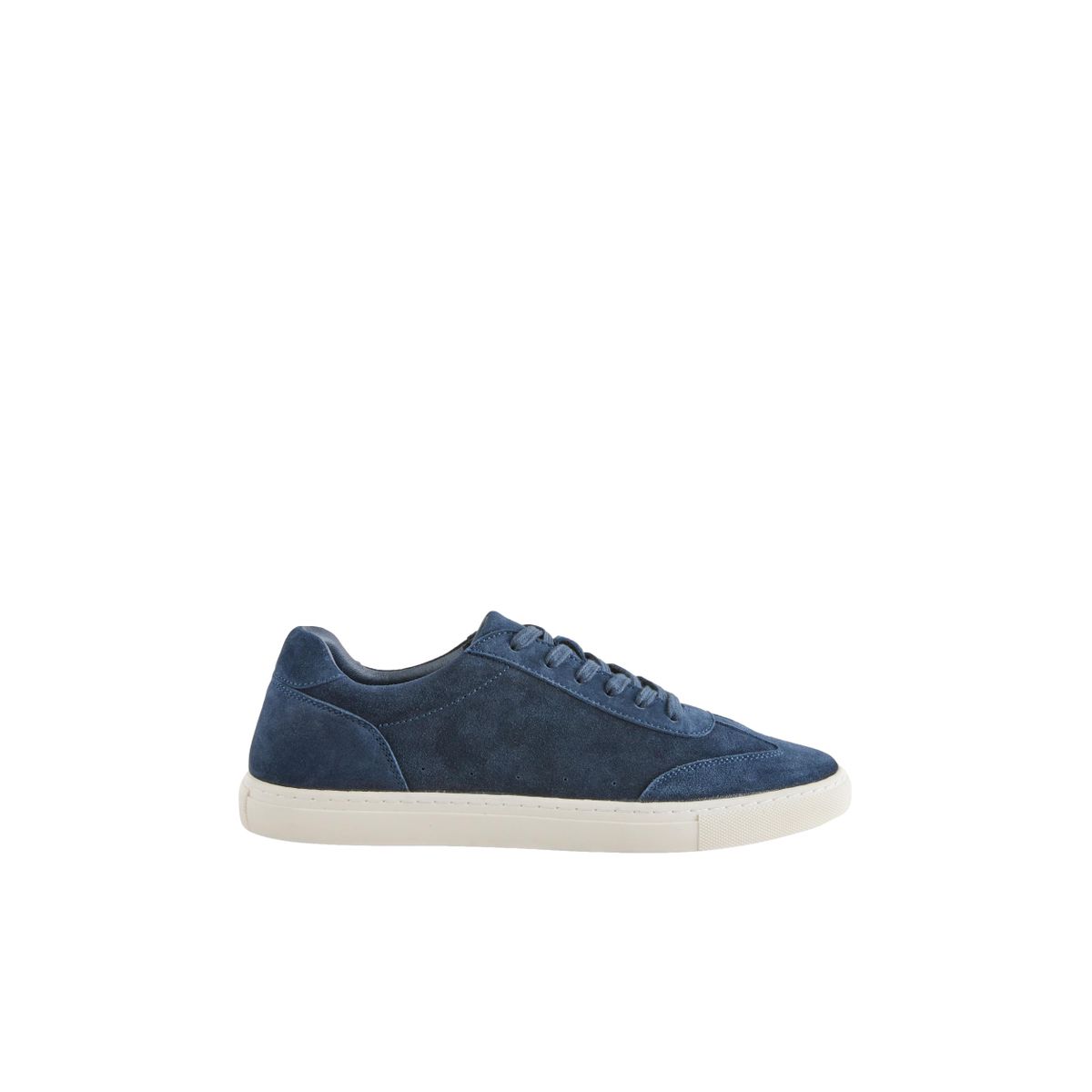 Baskets habillées en daim bleu marine, NEXT