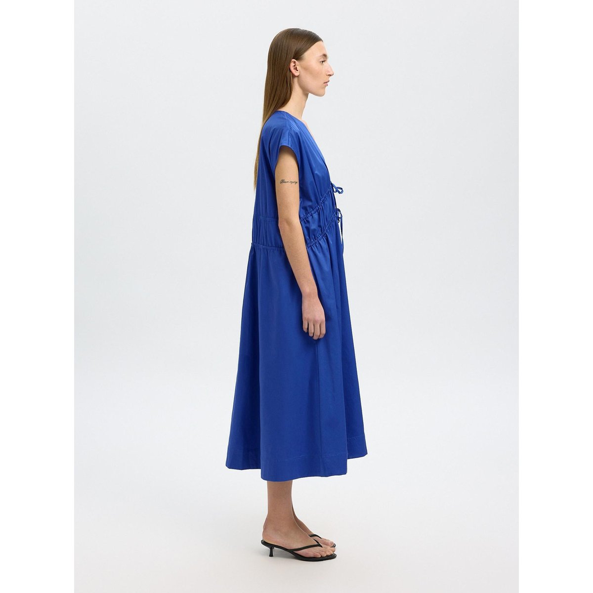 Robe Mi-Longue dazzling blue, SELECTED