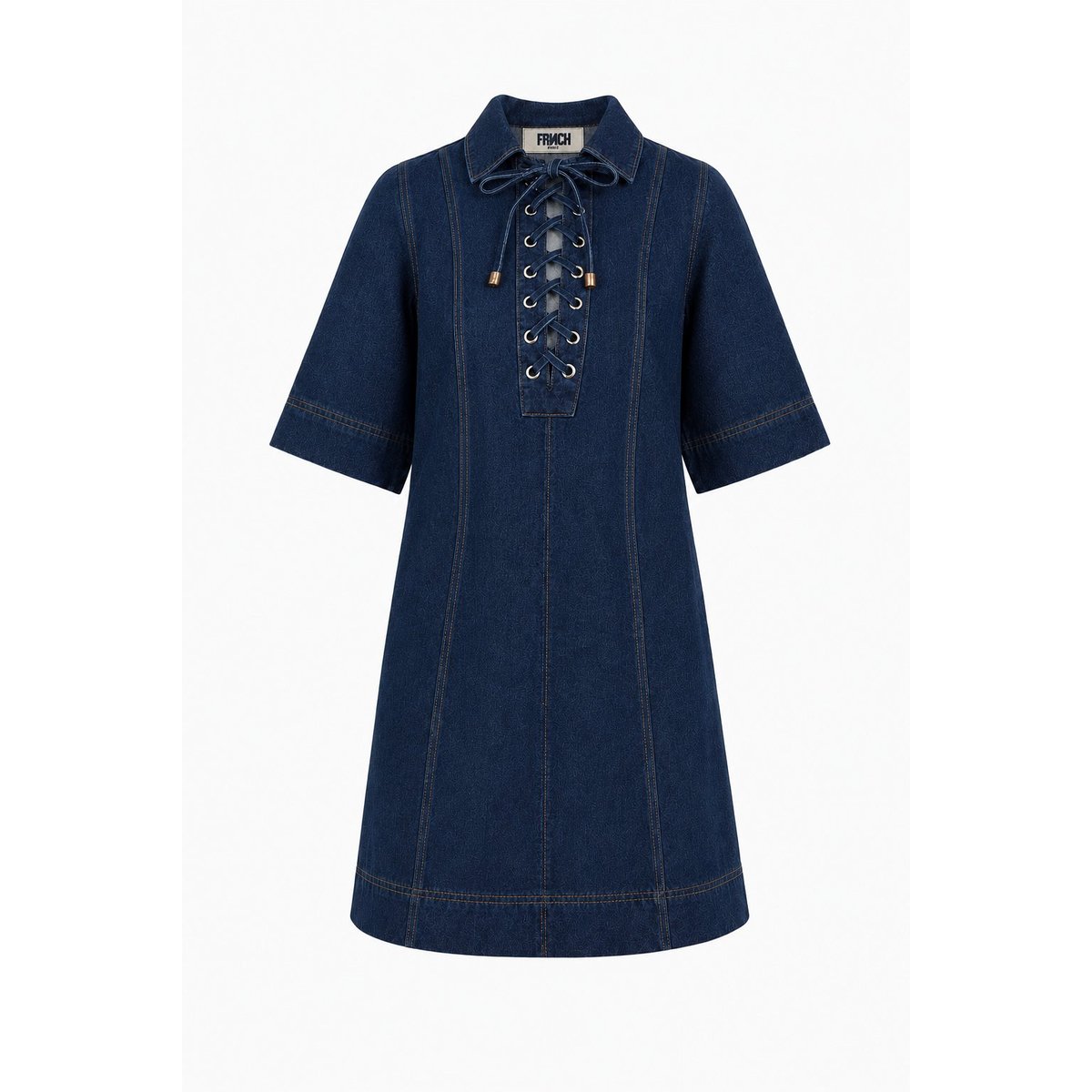 Robe Yeoju en coton YEOJU bleu marine, FRNCH