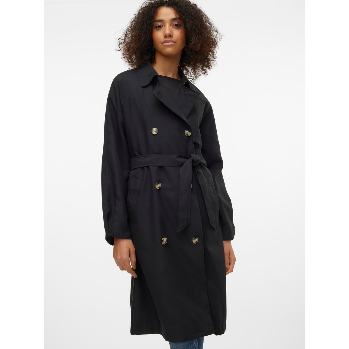 Trench Coat noire - black, VERO MODA