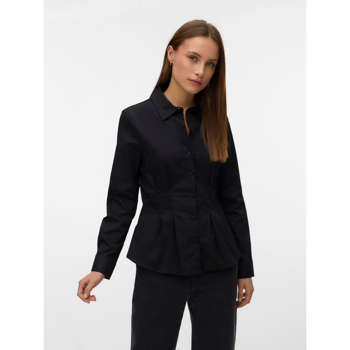 Chemise En Popeline black 1, VERO MODA