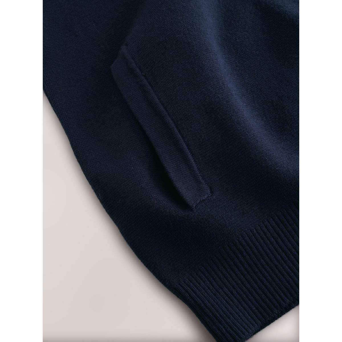 Pull zippé milano bleu marine, NEXT