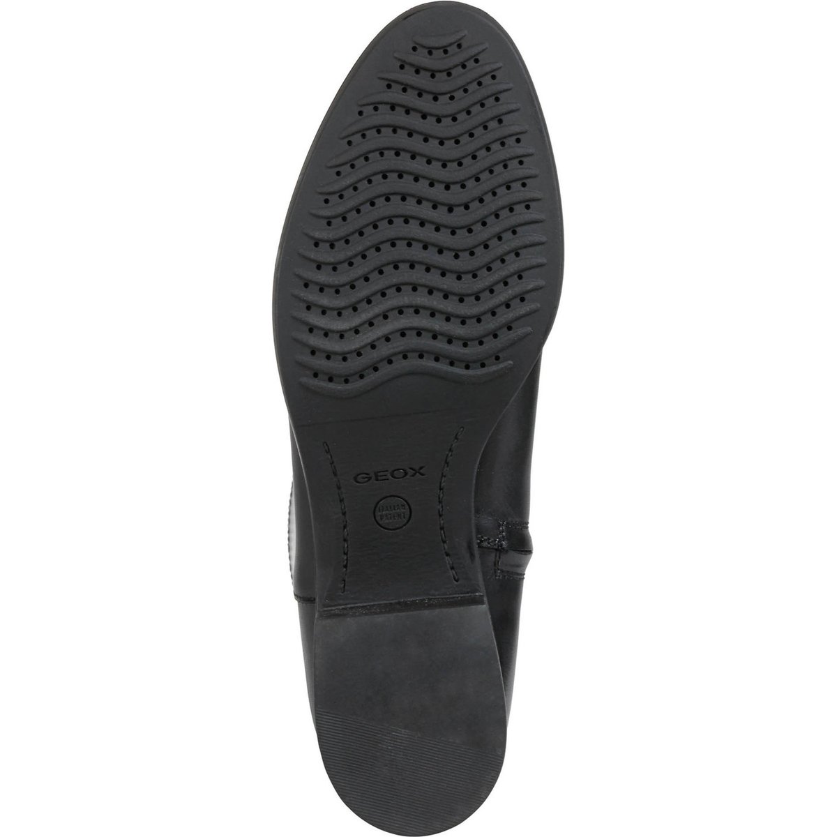 Bottes talon large noir, GEOX
