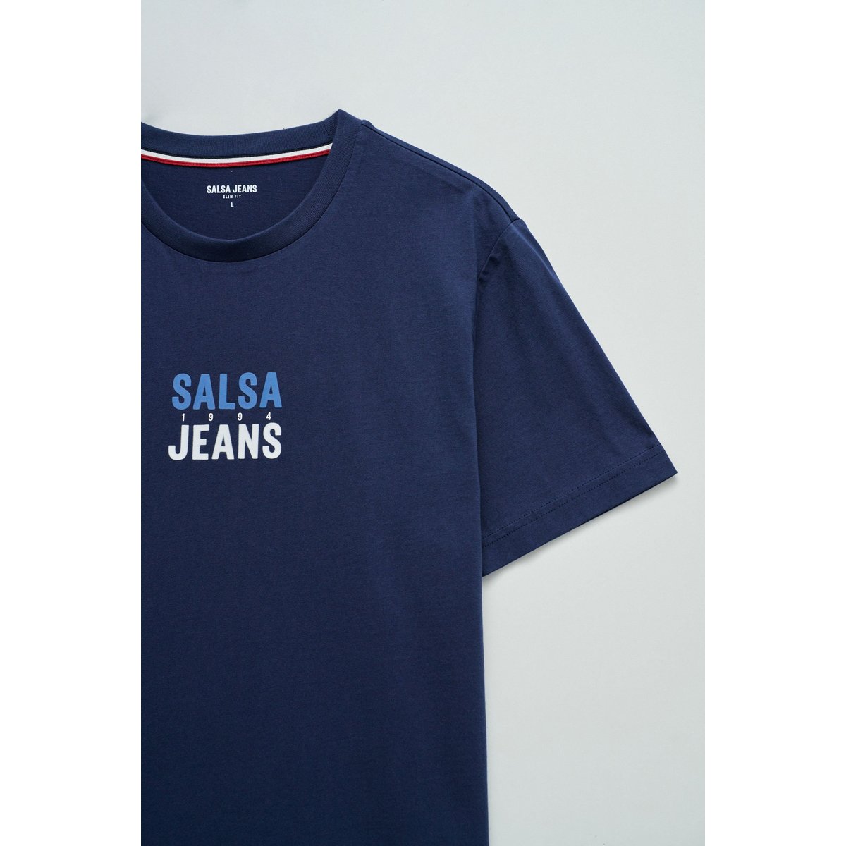 T-SHIRT AVEC BRANDING blanc, SALSA JEANS
