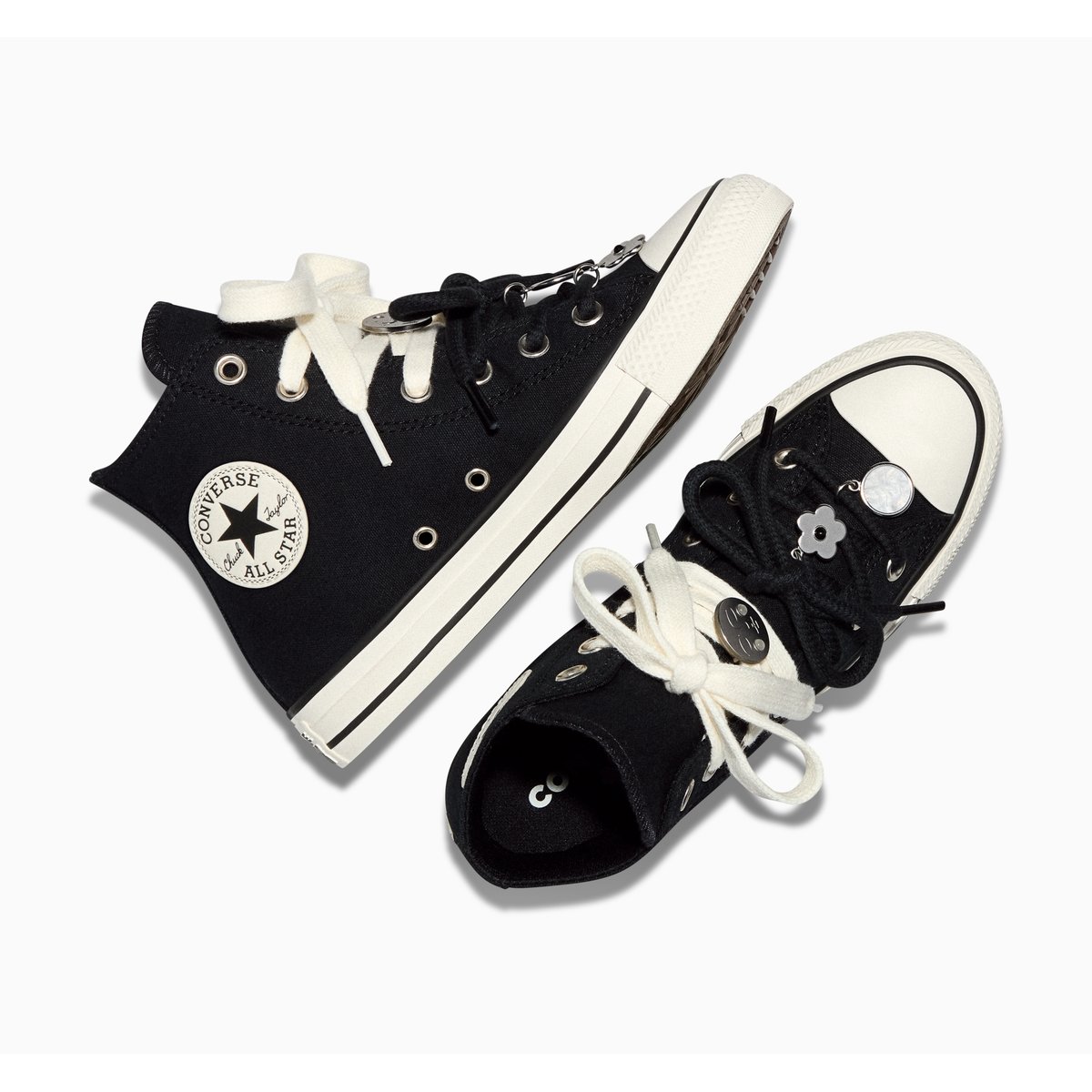 Baskets CHUCK TAYLOR ALL STAR MOON STRUCK black/egret/black, CONVERSE