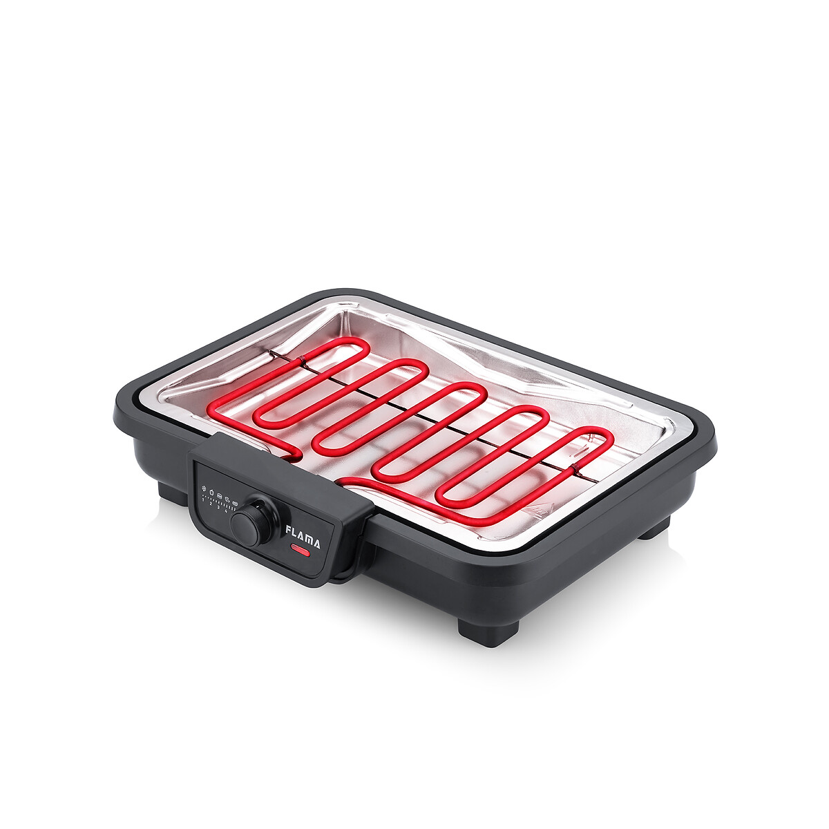 Grelhador Elétrico de Resistência 2200W 4361FL, FLAMA preto , FLAMA