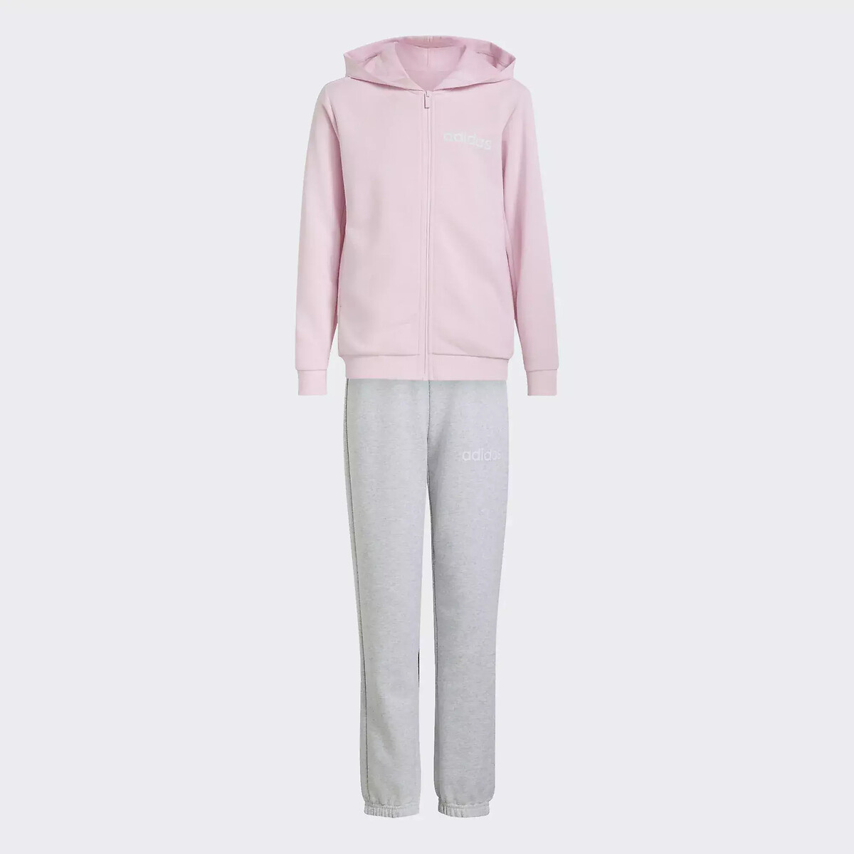 Ensemble en molleton, ESSENTIALS rose/gris, ADIDAS SPORTSWEAR