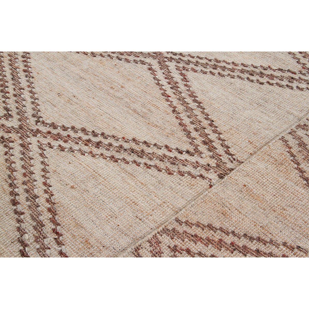 Tapis intérieur extérieur tissé plat PULSO beige, NOVATREND