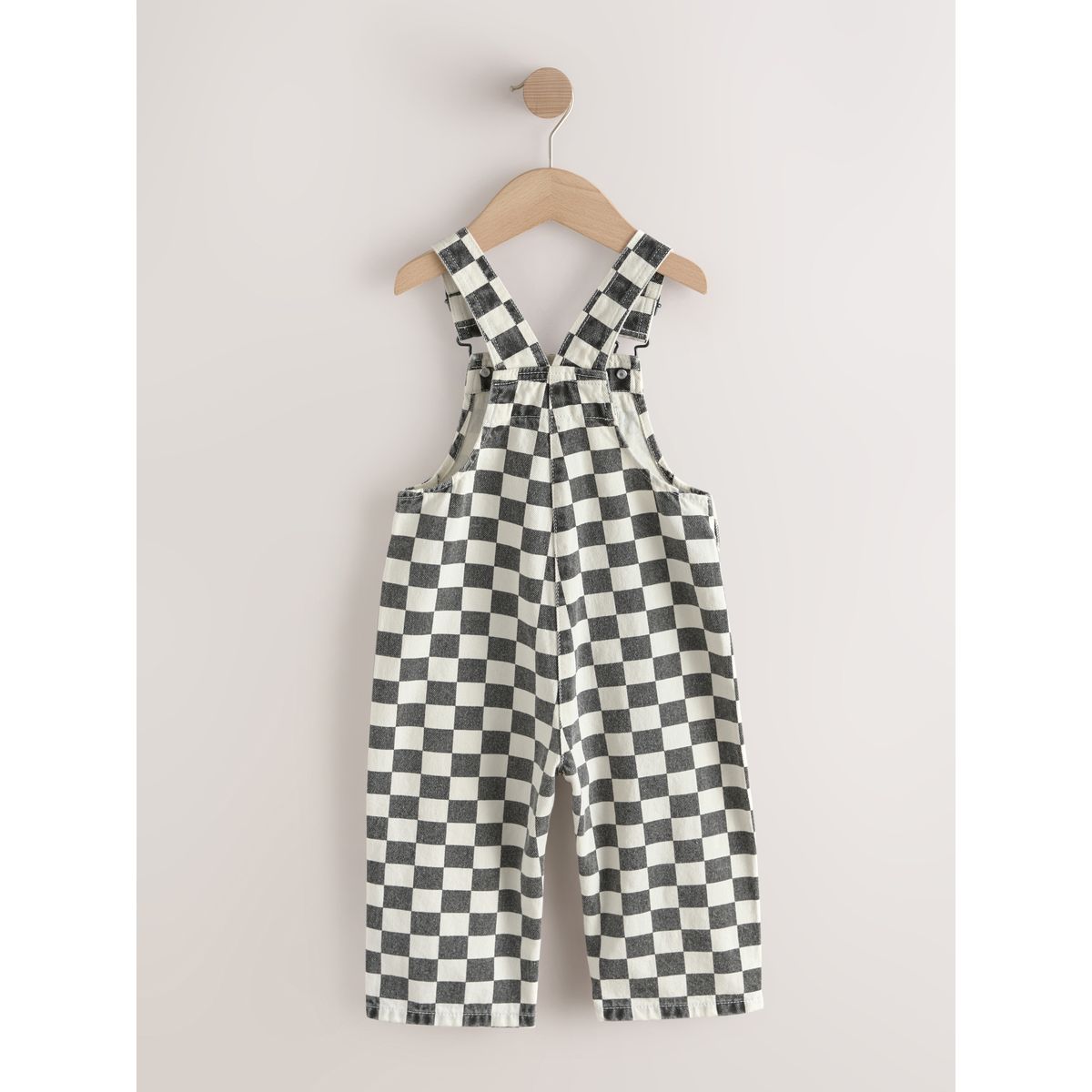 Salopette damier noir/blanc, NEXT