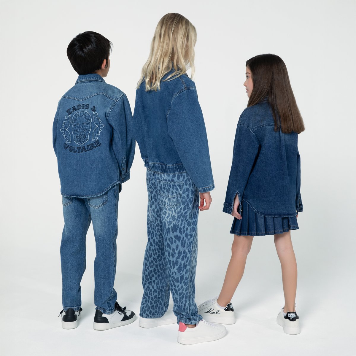 Pantalon en denim dble stone+brossage, HUGO KIDSWEAR