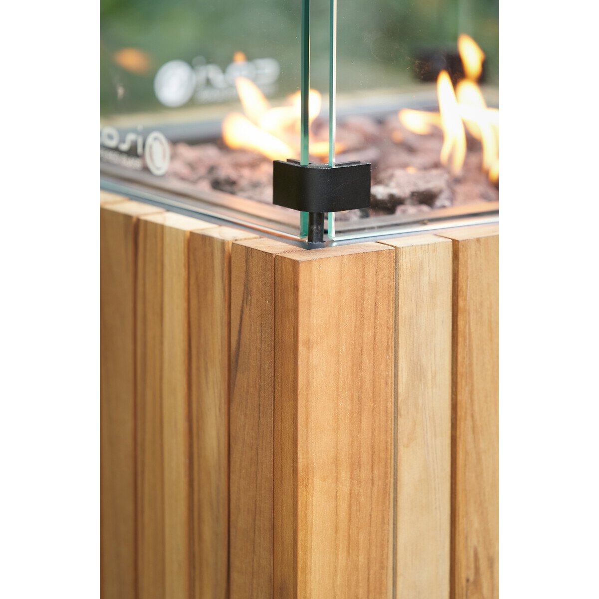 Cosipillar Teak Square Fire Lantern teak, COSI